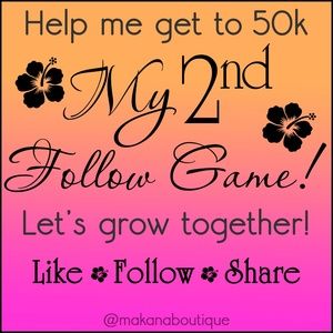 My 2nd Follow Game - Help me reach 50k - Thanks!